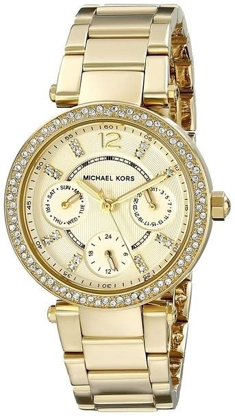 michael kors women's parker gold tone watch mk6056|Michael Kors Women's Parker MK6056 Gold Stainless.